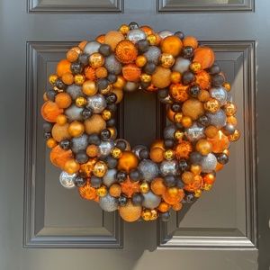 Halloween Ornament Wreath